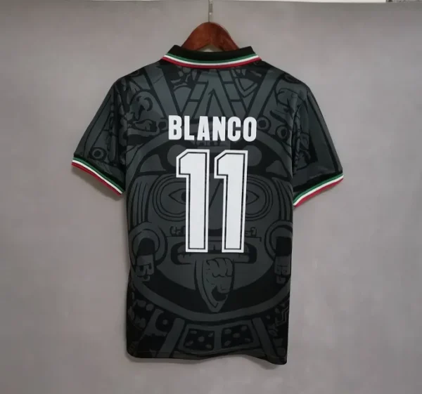Mexico World Cup 1998 Black Away Football Shirt
