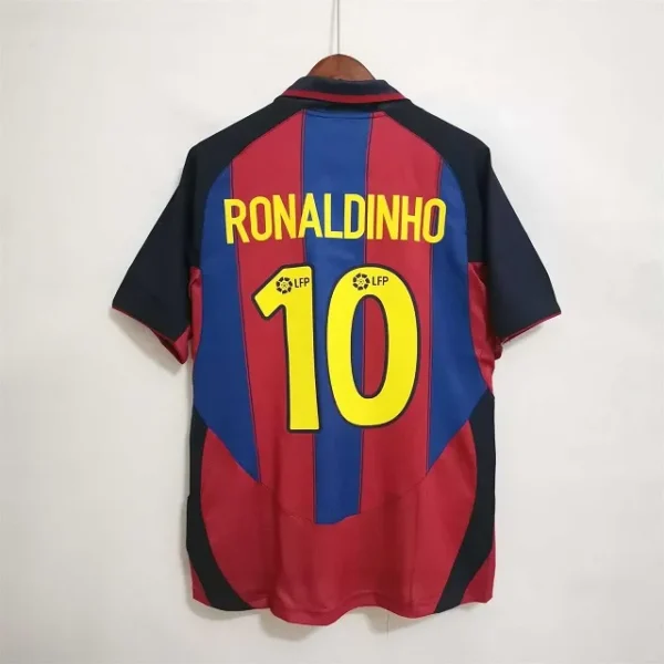 Barcelona 2003-2004 Home Soccer Jersey