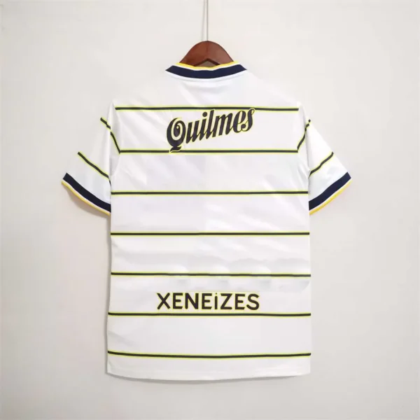 Boca Juniors 1999 Retro White Away Football Shirt