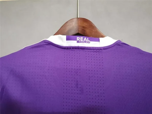 Real Madrid 2017 Champions League Purple Away Retro Football Shirt