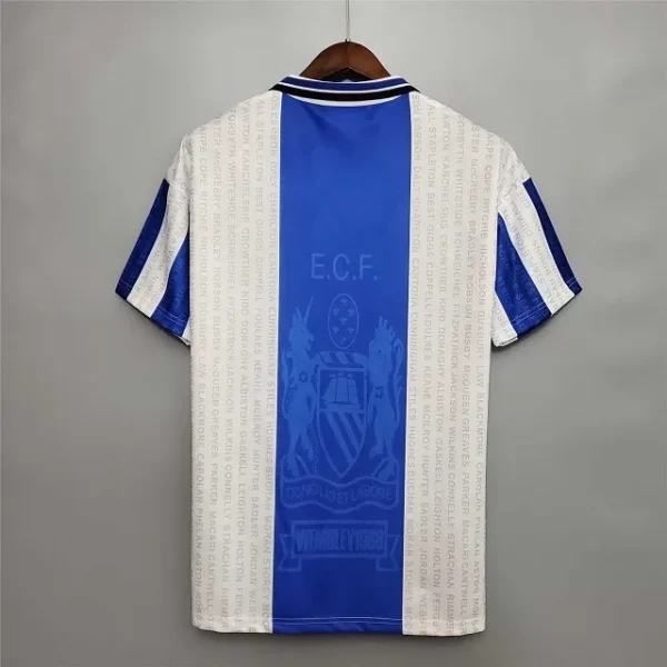 Manchester United 1994-1996 Retro Away Blue Soccer Jersey