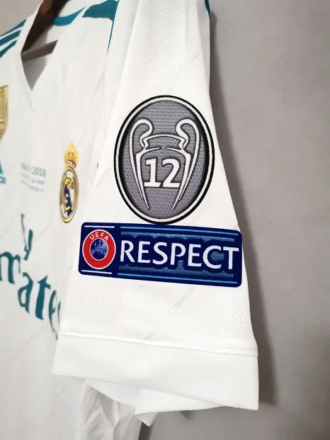 Real Madrid Home 2017 Champions League Retro Football Shirt