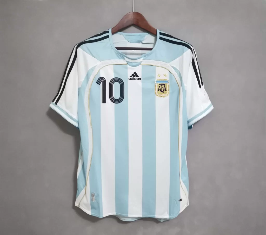 Argentina 2006 World Cup Home Soccer Jersey - Best Retro Jerseys