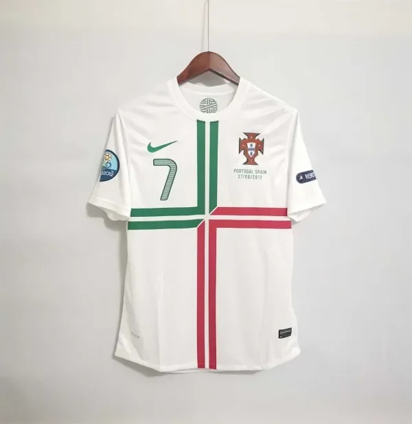 Portugal 2012 Euro Cup Away Soccer Jersey