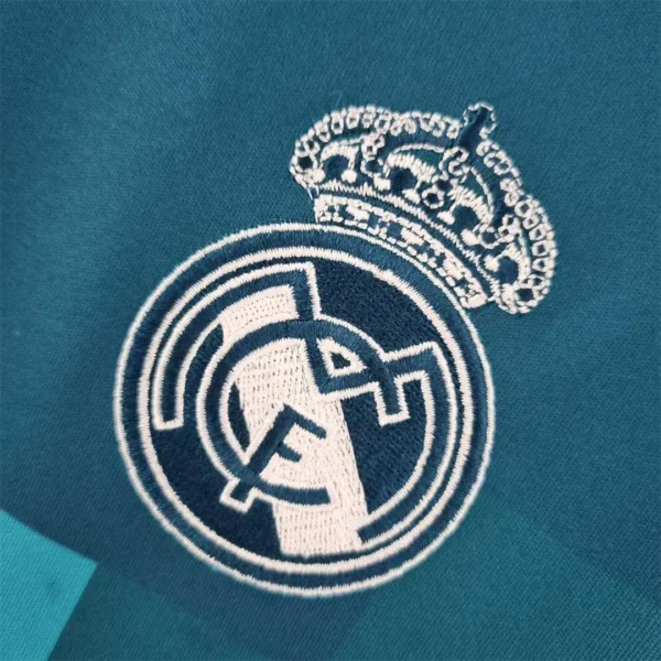 Real Madrid 2017-2018 Third Blue Soccer Jersey