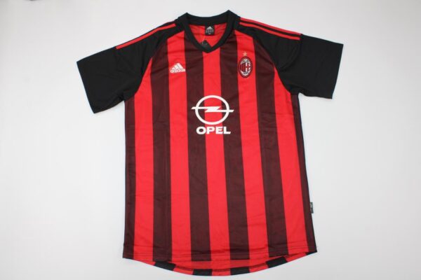 Ac Milan 2002-2003 Home Retro Football Jersey