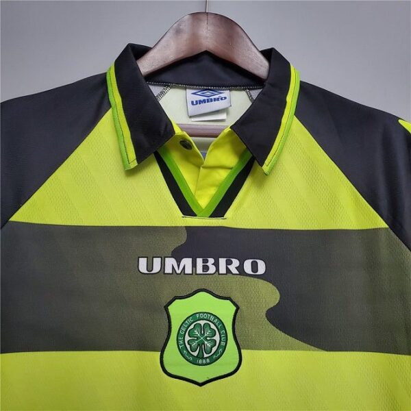 Celtic 1996-1997 Away Green Retro Football Shirt