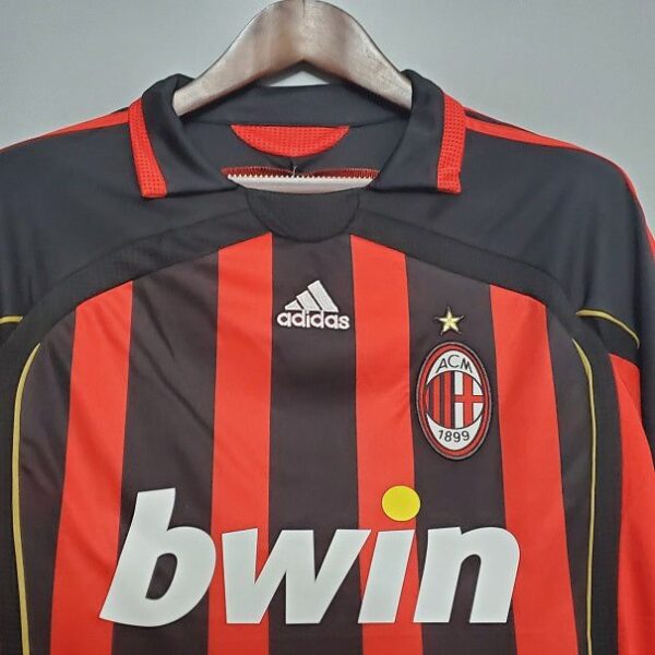 Ac Milan 2006-2007 Home Retro Football Shirt