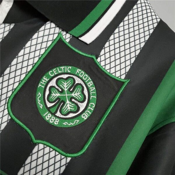 Celtic 1994-1996 Away Black Retro Football Shirt