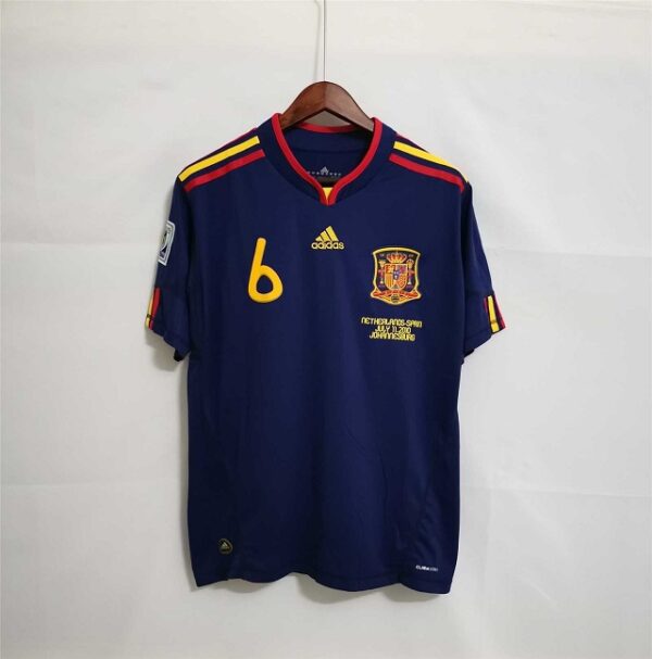 Spain 2010 Away World Cup Retro Football Shirt