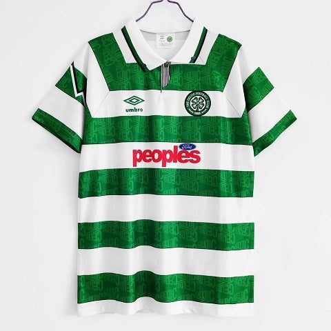 Celtic 1991-1992 Home Retro Football Shirt