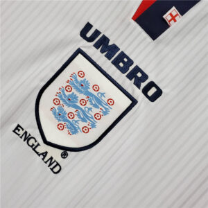 England World Cup 1998 Long Sleeve Retro Home Football Shirt