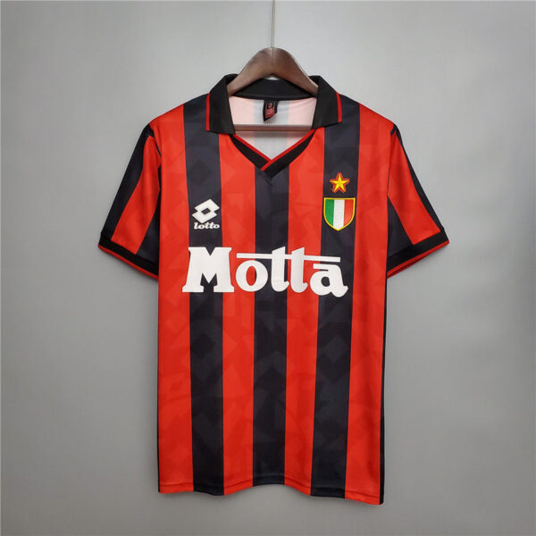 Ac Milan 1993-1994 Home Retro Football Shirt