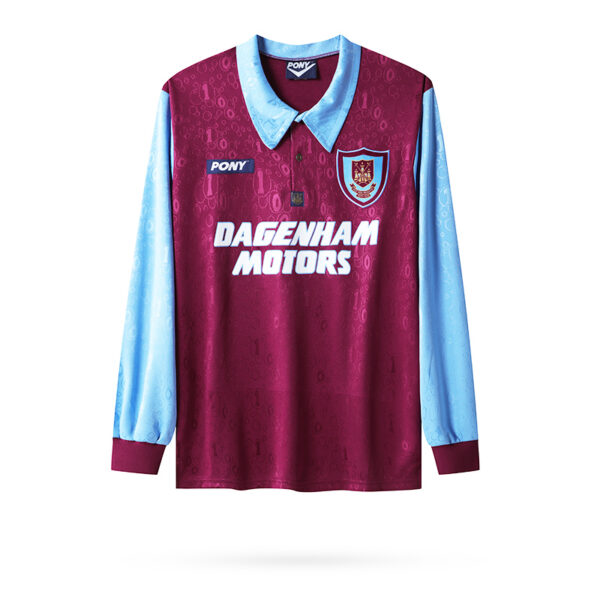 Westham 1995-1997 Home Long Retro Football Shirt