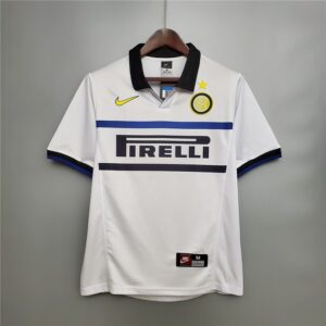 Inter Milan 1998-1999 Away White Retro Football Shirt