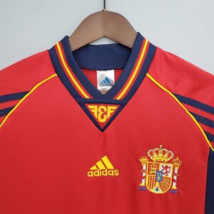 Spain 1998 World Cup Home Retro Football Shirt