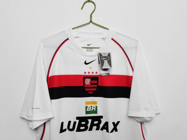 Flamengo 2002 Away White Retro Football Shirt