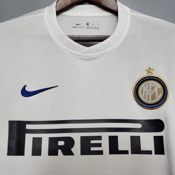 Inter Milan 2010-2011 Away White Football Shirt