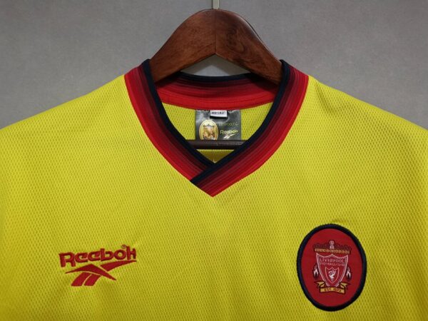 Liverpool 1997-1999 Away Yellow Football Shirt