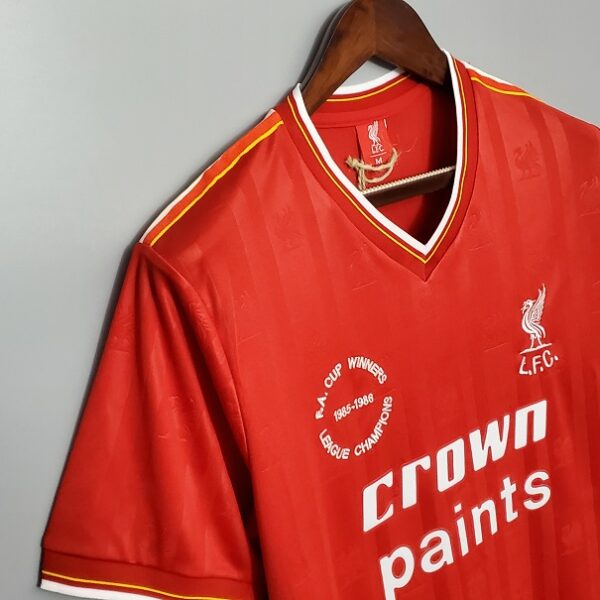 Liverpool 1985-1986 Home Retro Football Shirt