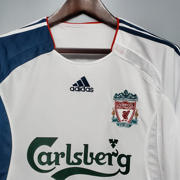 Liverpool 2006-2007 Away White Football Shirt