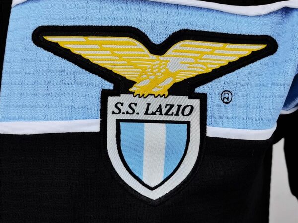 Lazio 1998-1999 Away Black Retro Football Shirt