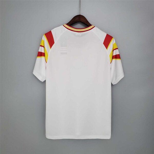 Spain 1996 Away White Retro Football Shirt