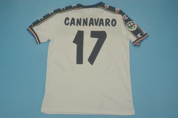 Parma 2002-2003 Away White Retro Football Shirt