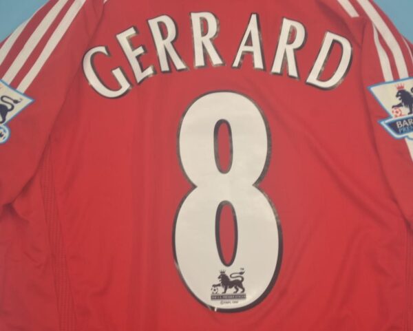 Liverpool 2006-2008 Home Long Sleeve Football Shirt