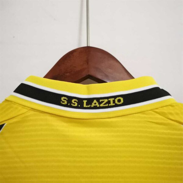 Lazio 1998-1999 Third Yellow Retro Football Shirt