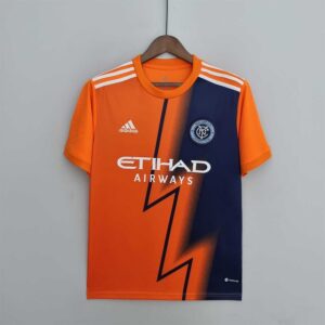 New York City 2022-2023 Away Orange Soccer Jersey