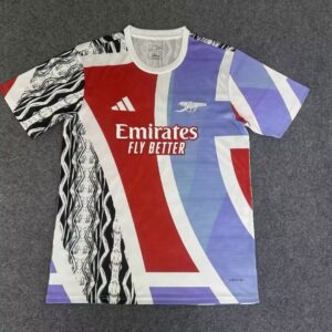 Arsenal 2024-2025 Red/White/Purple Training Jersey