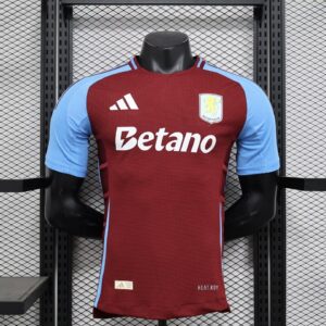 Aston Villa 2024-2025 Red Home Soccer Jersey