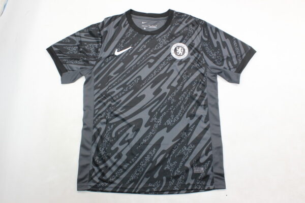 Arsenal Chelsea 2024-2025 GK Black/Grey Soccer Jersey