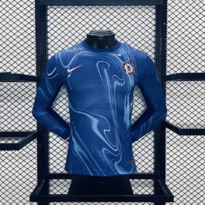 Arsenal Chelsea 2024-2025 Blue Home Long Soccer Jersey
