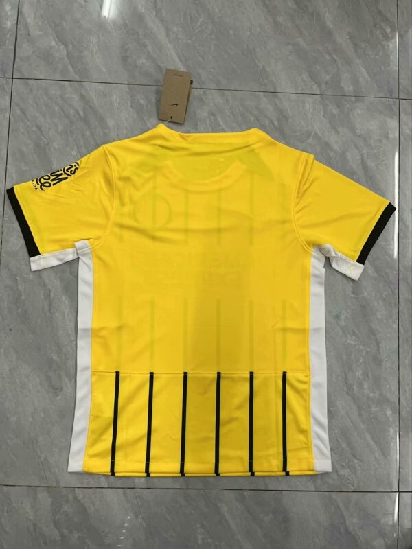 a 02 12 Arsenal Brighton 2024-2025 Away Yellow Soccer Jersey